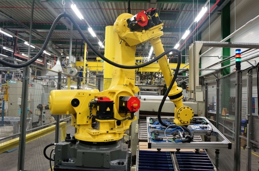 Robot in productieomgeving